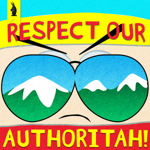 Respect Our Authoritah! – A SOUTH PARK Podcast by Wisecrack-logo