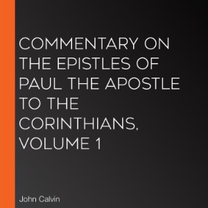 Commentary on the Epistles of Paul the Apostle to the Corinthians, Volume 1