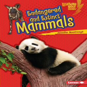 Endangered and Extinct Mammals-logo