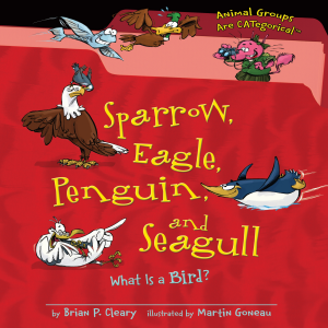 Sparrow, Eagle, Penguin, and Seagull