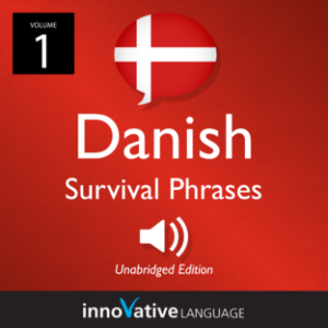 Learn Danish: Danish Survival Phrases, Volume 1-logo