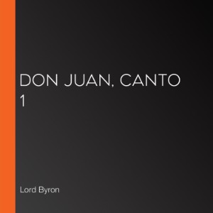 Don Juan, Canto 1-logo