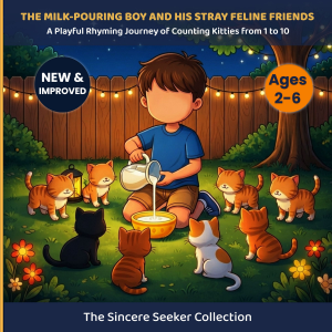 The Milk-Pouring Boy and his Stray Feline Friends
