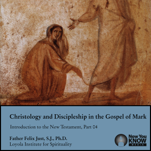 Christology and Discipleship in the Gospel of Mark