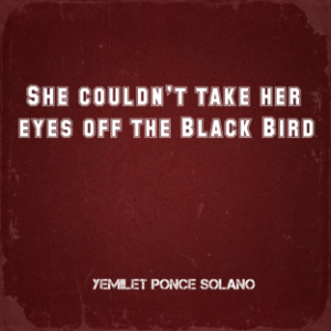 She couldn't take her eyes off the Black Bird-logo