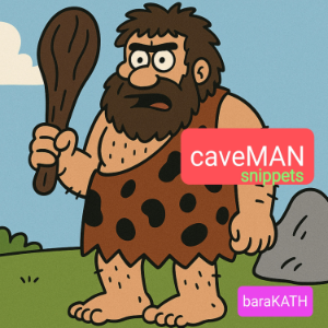 Caveman snippets-logo