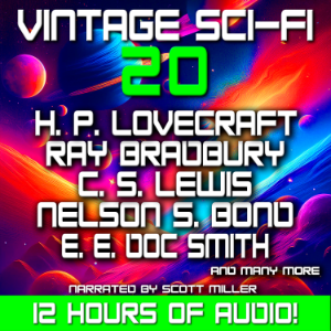 Vintage Sci-Fi 20 - 21 Science Fiction Classics from H. P. Lovecraft, C. S. Lewis, Ray Bradbury, Nelson S. Bond, EE Doc Smith and more-logo