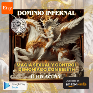 DOMINIO INFERNAL: MAGIA SEXUAL Y CONTROL DEMONÍACO CON BELETH (Spanish Edition)