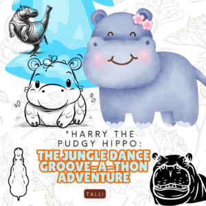 "Harry the Pudgy Hippo: The Jungle Dance Groove-a-thon Adventure"-logo