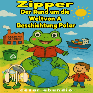 Zipper Der Rund um die Welt von A Beschichtung Polar