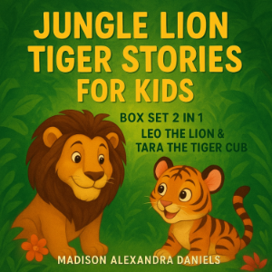 Jungle Lion Tiger Stories for Kids Box Set 2 in 1