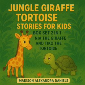 Jungle Giraffe Tortoise Stories for Kids Box Set 2 in 1-logo