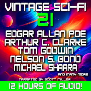 Vintage Sci-Fi 21 - 24 Science Fiction Classics from Arthur C. Clarke, Robert Silverberg, Michael Shaara, Nelson S. Bond, Jack Williamson and more-logo