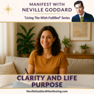 Manifest with Neville Goddard: Clarity and Life Purpose
