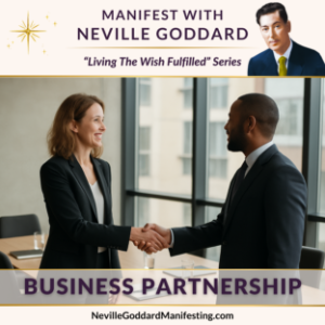 Manifest with Neville Goddard: Business Partnership