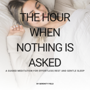 ‎The Hour When Nothing Is Asked