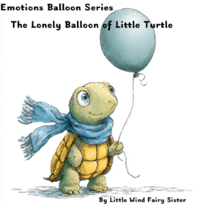 The lonely balloon of little turtle