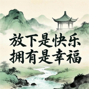 放下是快乐 拥有是幸福