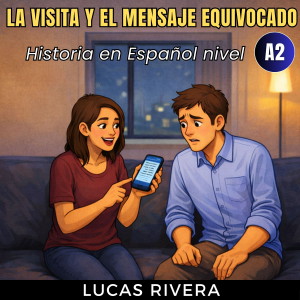 La visita y el mensaje equivocado – Historia en Español A2 (Spanish Story for A2 Learners)