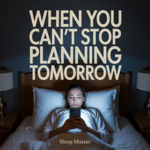 When You Can't Stop Planning Tomorrow