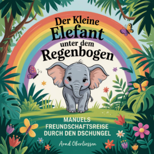Der kleine Elefant unter dem Regenbogen