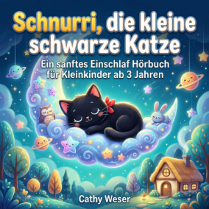 Schnurri, die kleine schwarze Katze