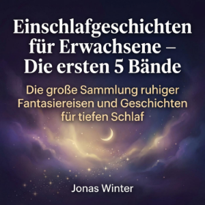 Einschlafgeschichten für Erwachsene – Die ersten 5 Bände