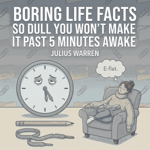 Boring Life Facts So Dull You Won't Make It Past 5 Minutes Awake