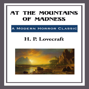 At the Mountains of Madness