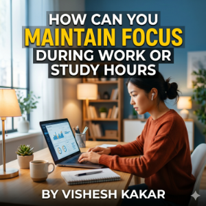 How can you maintain focus during work or study hours