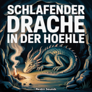 Schlafender Drache in der Hoehle